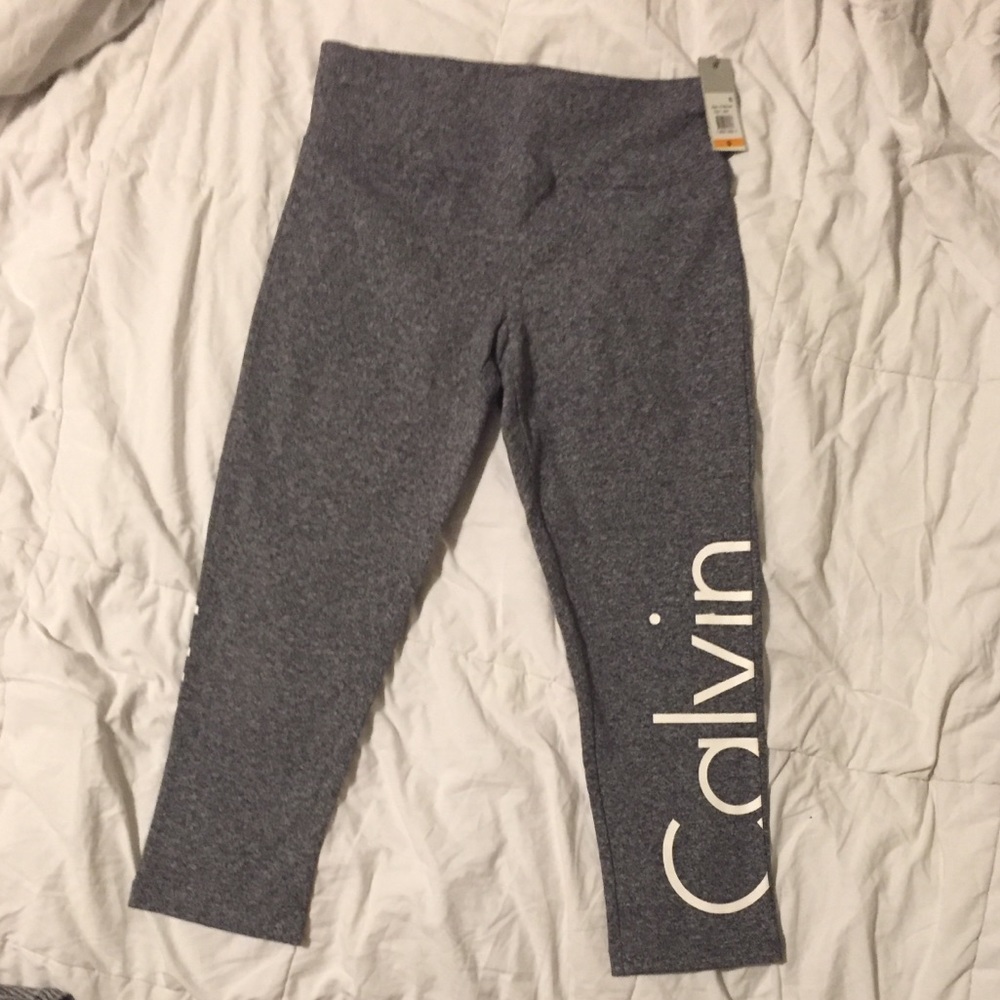 Calvin Klein cropped workout leggings